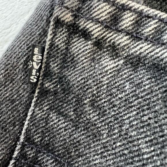 Levi's Black Stonewash Vintage Men's Jeans Size 34X24 - Picture 6 of 9